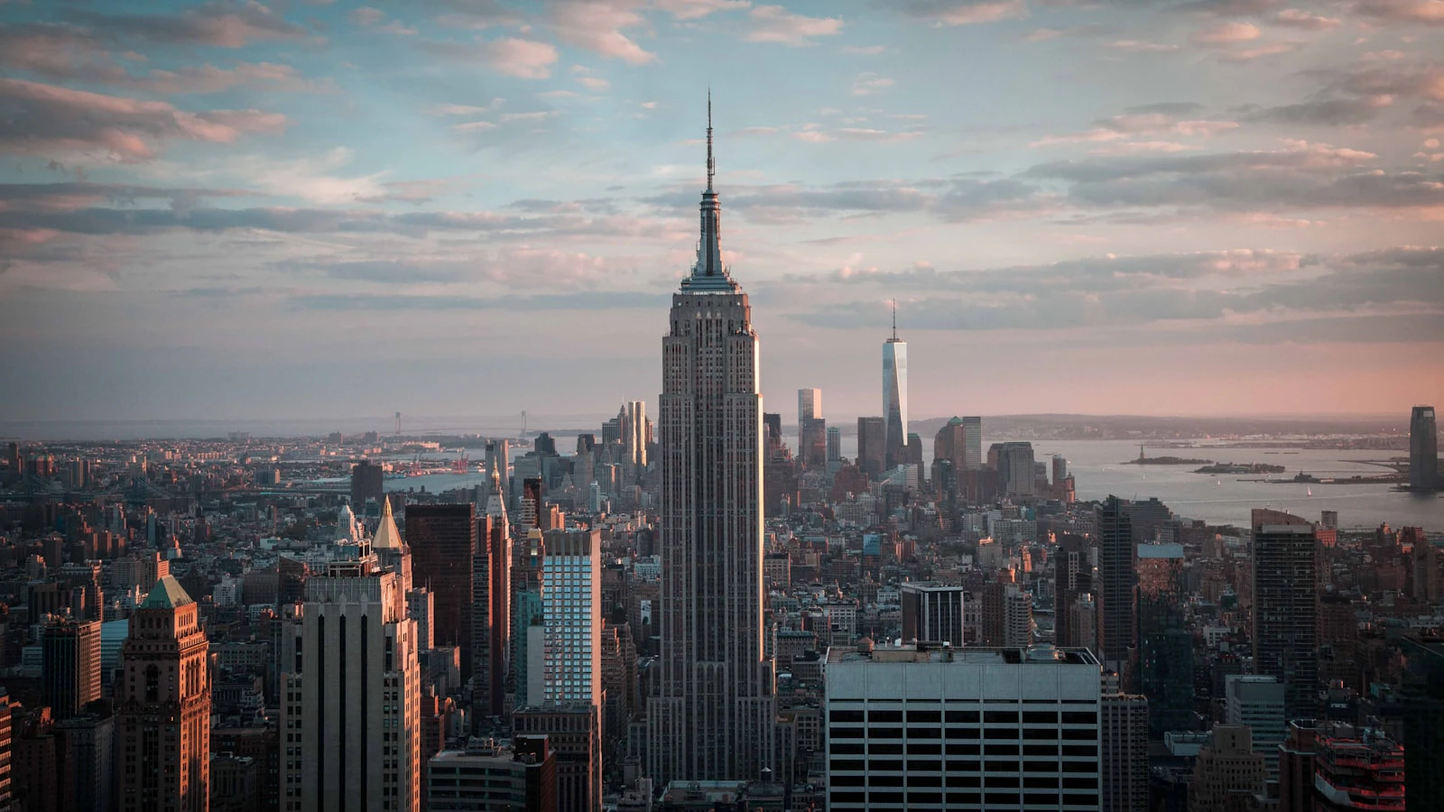 Top of the Rock observation deck view, New York City