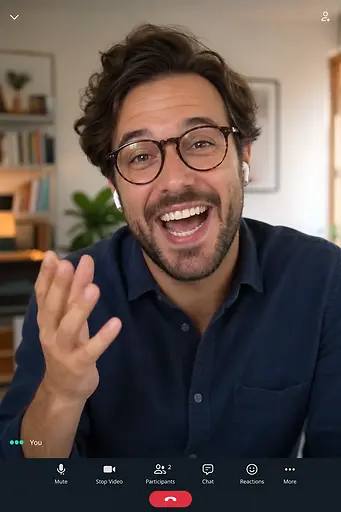 Host on a video session