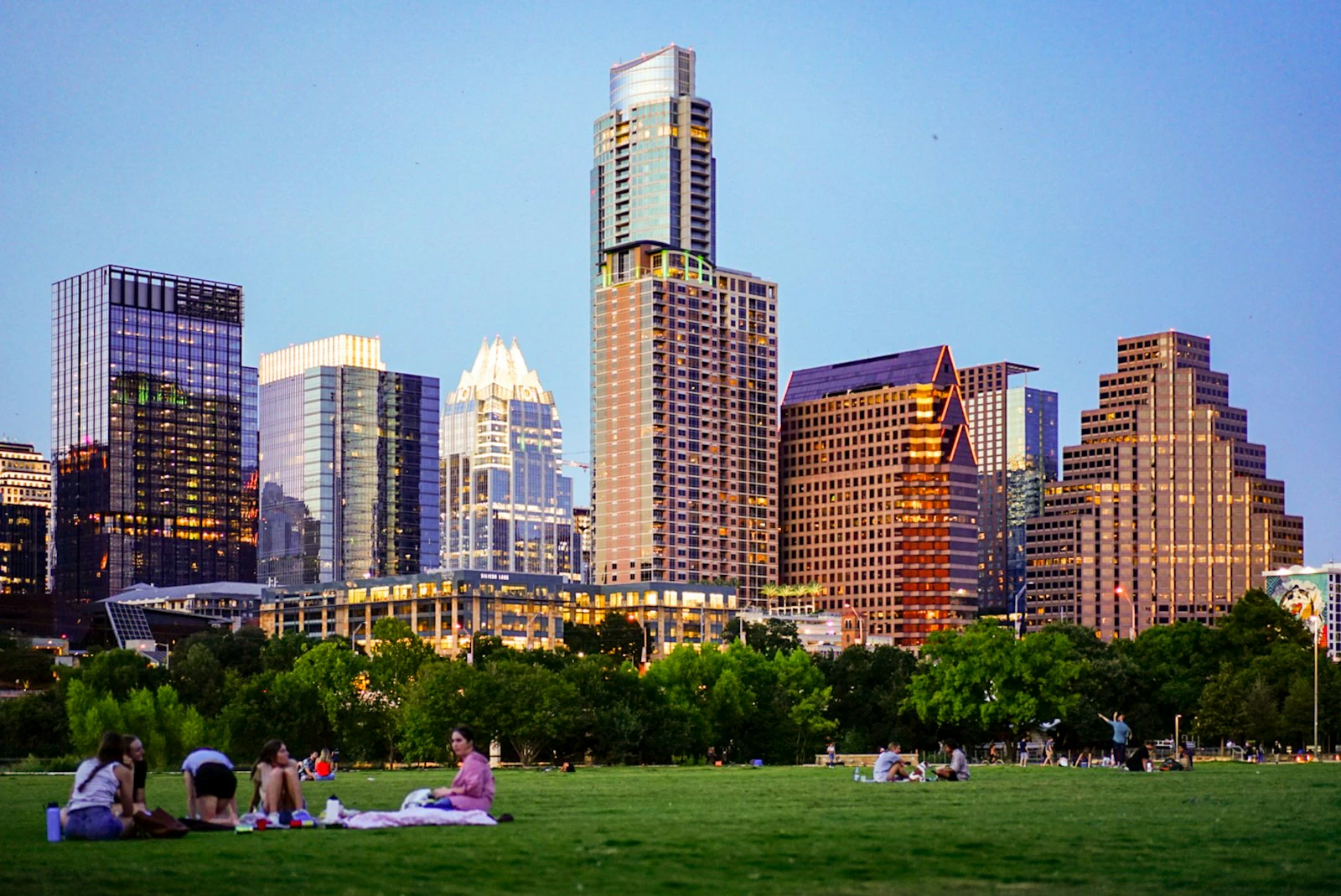 Zilker Park great lawn, Austin