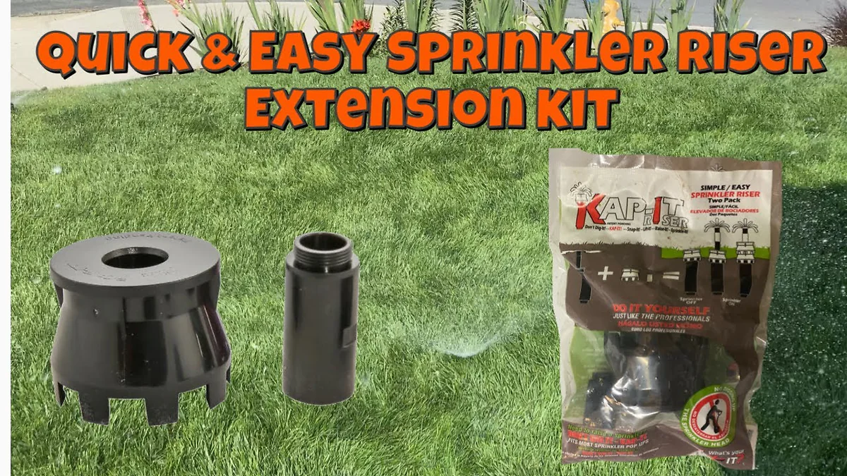 KAP-IT Riser: Quick & Easy Sprinkler Riser Extension Kit